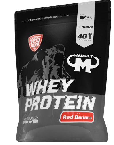 Mammut Nutrition Whey Protein Pulver Vanilla, 1 kg