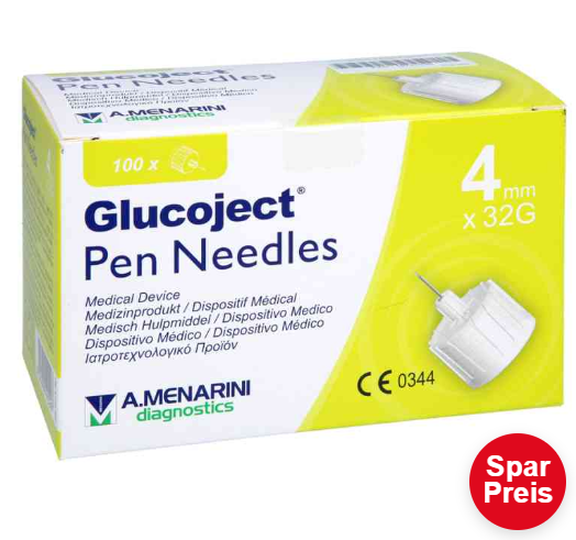 Glucoject Pen-Nadeln 31G x 4 mm (100 stk)